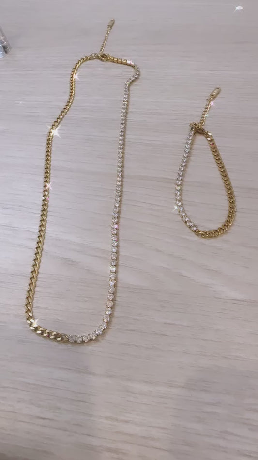Half Cuban half cubic zirconia