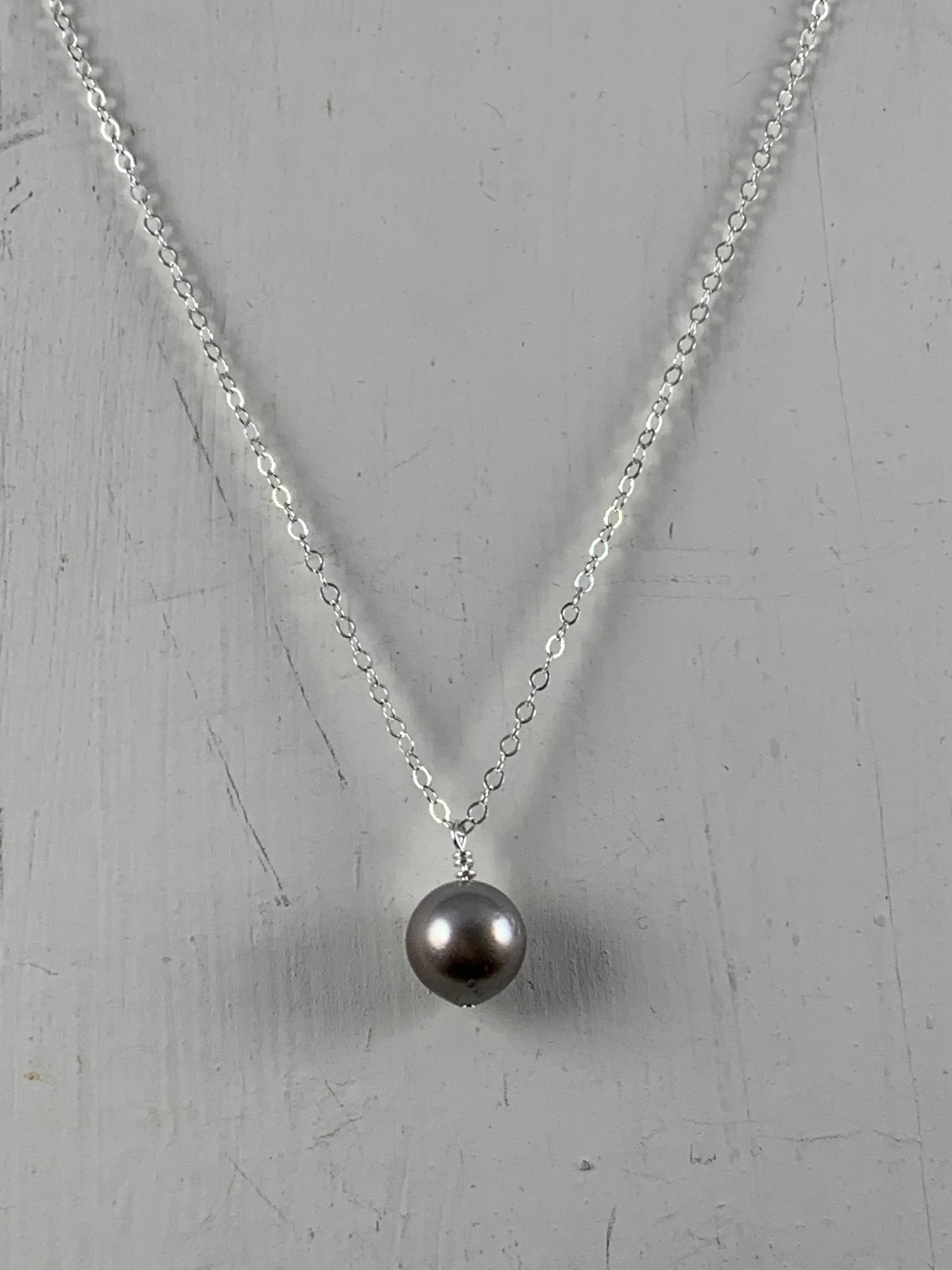 Floating pearl necklace, tahitian pearl necklace, floating pearl necklace, Tahitian pearl jewelry