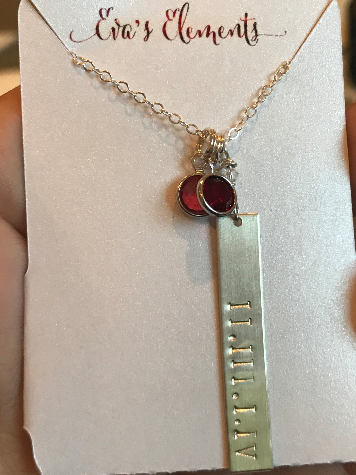 Vertical Bar necklace