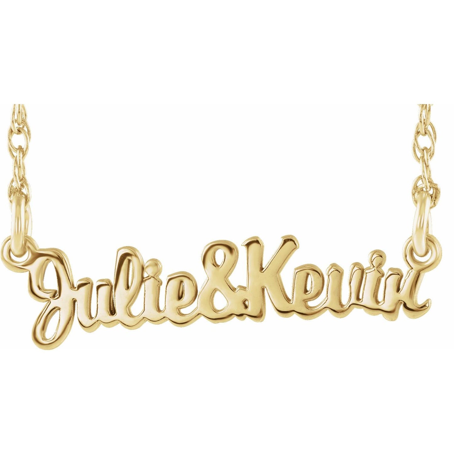 Double name necklace script